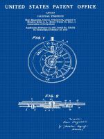 Calendar Time Piece, 1950- Blu #BE113037 Calendar Time Piece, 1950- Blu #BE113037