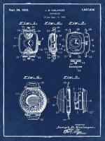 Watch Case, 1931- Blue #BE113055 Watch Case, 1931- Blue #BE113055