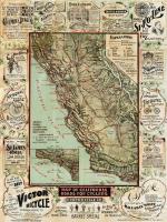 California map for Cyclers #BE113595 California map for Cyclers #BE113595