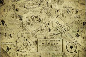 A night club map of Harlem #BE113608 A night club map of Harlem #BE113608