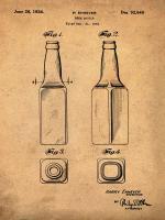 Beer Bottle 1934 Sepia #BE113810 Beer Bottle 1934 Sepia #BE113810
