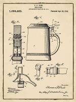 Beer Stein 1914 Sepia #BE113828 Beer Stein 1914 Sepia #BE113828