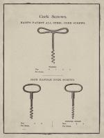 Cork Screw Patent #BE113857 Cork Screw Patent #BE113857