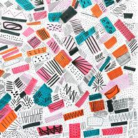 Pink Orange Abstract Drawing #101872 Pink Orange Abstract Drawing #101872