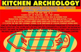 Kitchen Archeology - Church Key #81756 Kitchen Archeology - Church Key #81756
