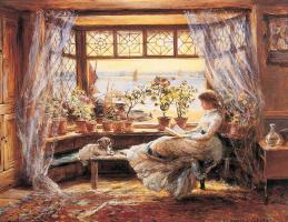 Reading by the window, Hasti #CJL87 Reading by the window, Hasti #CJL87