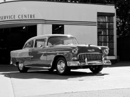 1955 Chev Belair 7 B&W #CV113774 1955 Chev Belair 7 B&W #CV113774