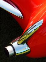 Exhaust on a 1956 Corvette #CV113793 Exhaust on a 1956 Corvette #CV113793