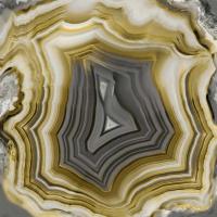 Agate in Gold & Grey #DLC112169 Agate in Gold & Grey #DLC112169