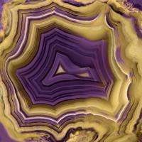Agate in Purple & Gold II #DLC112170 Agate in Purple & Gold II #DLC112170