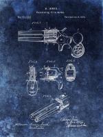 Revolving Fire Arms, 1874-Blue #DSP112877 Revolving Fire Arms, 1874-Blue #DSP112877