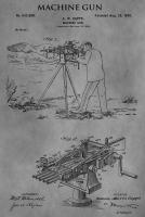 Machine Gun, 1899-Gray #DSP112898 Machine Gun, 1899-Gray #DSP112898
