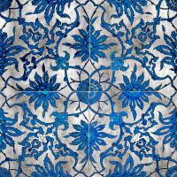 Ornate In Silver and Blue #ELR111495 Ornate In Silver and Blue #ELR111495