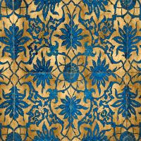 Ornate In Gold and Blue #ELR111498 Ornate In Gold and Blue #ELR111498