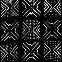 Mudcloth Black V #ELR114142 Mudcloth Black V #ELR114142