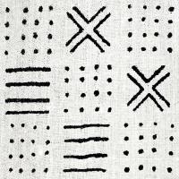 Mudcloth White II #ELR114153 Mudcloth White II #ELR114153