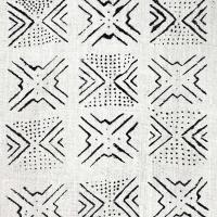 Mudcloth White V #ELR114156 Mudcloth White V #ELR114156
