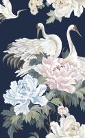 Pearly White Cranes I #EW509-A Pearly White Cranes I #EW509-A