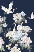 Pearly White Cranes II #EW510-A Pearly White Cranes II #EW510-A