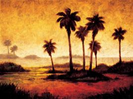 Sunset Palms I #GW4074 Sunset Palms I #GW4074