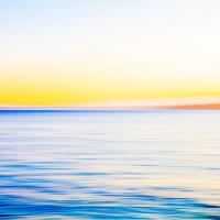 Minimalist Blue Sunset #90401 Minimalist Blue Sunset #90401