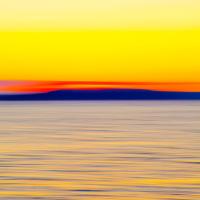 Minimalist Mountain Sunset #90406 Minimalist Mountain Sunset #90406