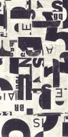 Collaged Letters Purple E #91326 Collaged Letters Purple E #91326