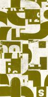 Collaged Letters Gold F #91339 Collaged Letters Gold F #91339