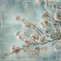 Aqua Blossoms I #IS7427 Aqua Blossoms I #IS7427