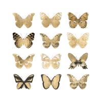Butterfly Study in Gold II #JBC113349 Butterfly Study in Gold II #JBC113349