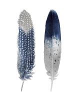 Blue Feather Pair #JBC114217 Blue Feather Pair #JBC114217