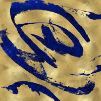 Feisty Blue on Gold #JD114965 Feisty Blue on Gold #JD114965