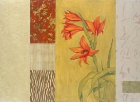 Collage with Red Flowers #25 #80302 Collage with Red Flowers #25 #80302
