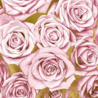 Pink Roses on Gold #KTB113448 Pink Roses on Gold #KTB113448
