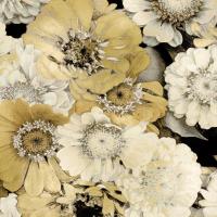 Floral Abundance in Gold II #KTB115117 Floral Abundance in Gold II #KTB115117
