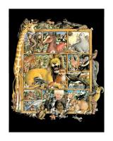 Shadowbox Hunt -Mammal Menager #LE111340 Shadowbox Hunt -Mammal Menager #LE111340