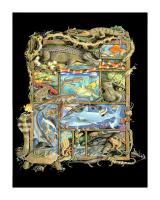 Shadowbox Hunt -Reptiles, Fish #LE111343 Shadowbox Hunt -Reptiles, Fish #LE111343