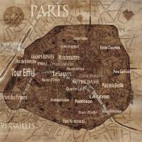 Map of Paris #LW6908 Map of Paris #LW6908