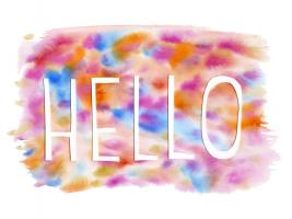 Tie Dye Hello #92523 Tie Dye Hello #92523
