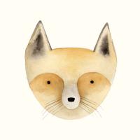 Fox Watercolor Face #91071 Fox Watercolor Face #91071