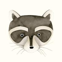 Raccoon Watercolor Face #91073 Raccoon Watercolor Face #91073