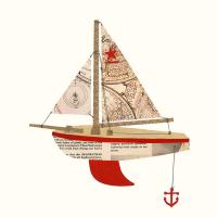 Paper Cutout Boat C #91079 Paper Cutout Boat C #91079