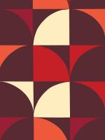 Monochrome Patterns 9 in Red #99014 Monochrome Patterns 9 in Red #99014