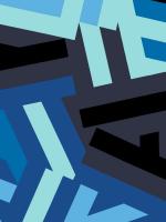 Monochrome Patterns 1 in Blue #99015 Monochrome Patterns 1 in Blue #99015