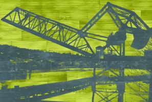 Ballard Train Trestle - Blue and Green #88135 Ballard Train Trestle - Blue and Green #88135