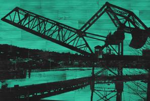 Ballard Train Trestle - Green and Black #88137 Ballard Train Trestle - Green and Black #88137