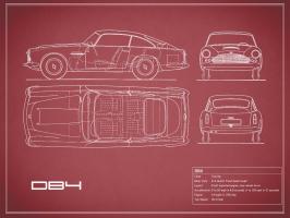 Aston DB4 -Maroon #RGN112707 Aston DB4 -Maroon #RGN112707