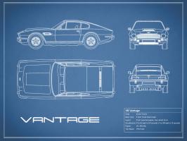 Aston V8 Vantage-Blue #RGN112709 Aston V8 Vantage-Blue #RGN112709