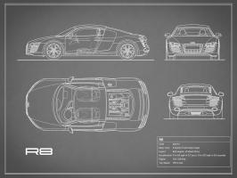 Audi R8 V10-Grey #RGN112711 Audi R8 V10-Grey #RGN112711