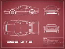 Ferrari 328-GTB-Maroon #RGN112731 Ferrari 328-GTB-Maroon #RGN112731